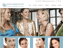 Tablet Screenshot of dolevdermatology.com